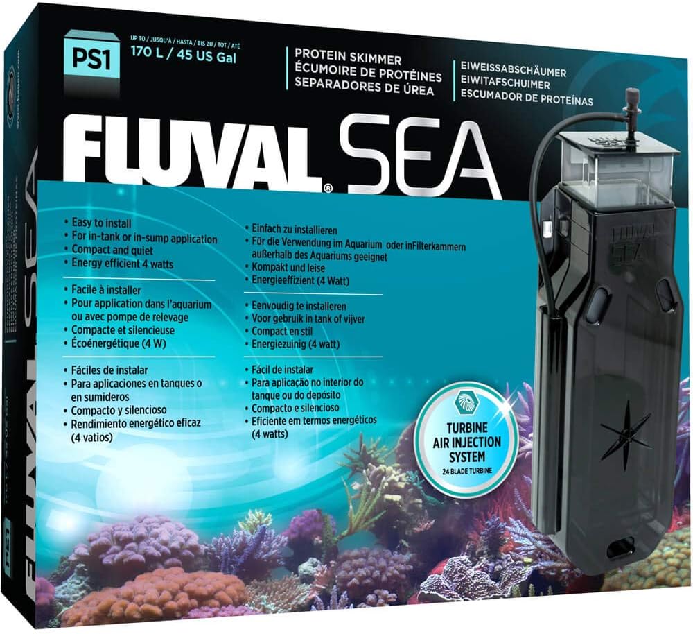 Fluval Sea PS1 Protein Skimmer for Aquarium, for All Breed Sizes