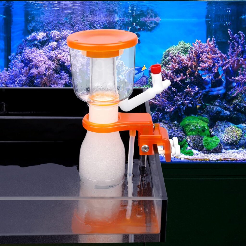 hygger Protein Skimmers for Saltwater Aquariums, DC Pump with Needle Wheel Impeller, Internal Nano Protein Skimmer for Fish Tanks up to 57 Gallons, Perfect for Small Tanks, Freshwater and Reef Tanks