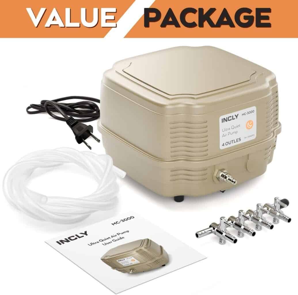 INCLY Aquarium Air Pump Review