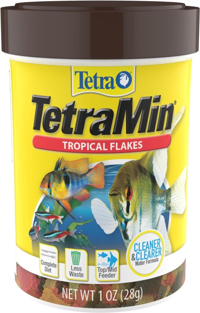 TetraMin Nutritionally Balanced Tropical Flake Food for Tropical Fish 4.52 Pound (Pack of 1)