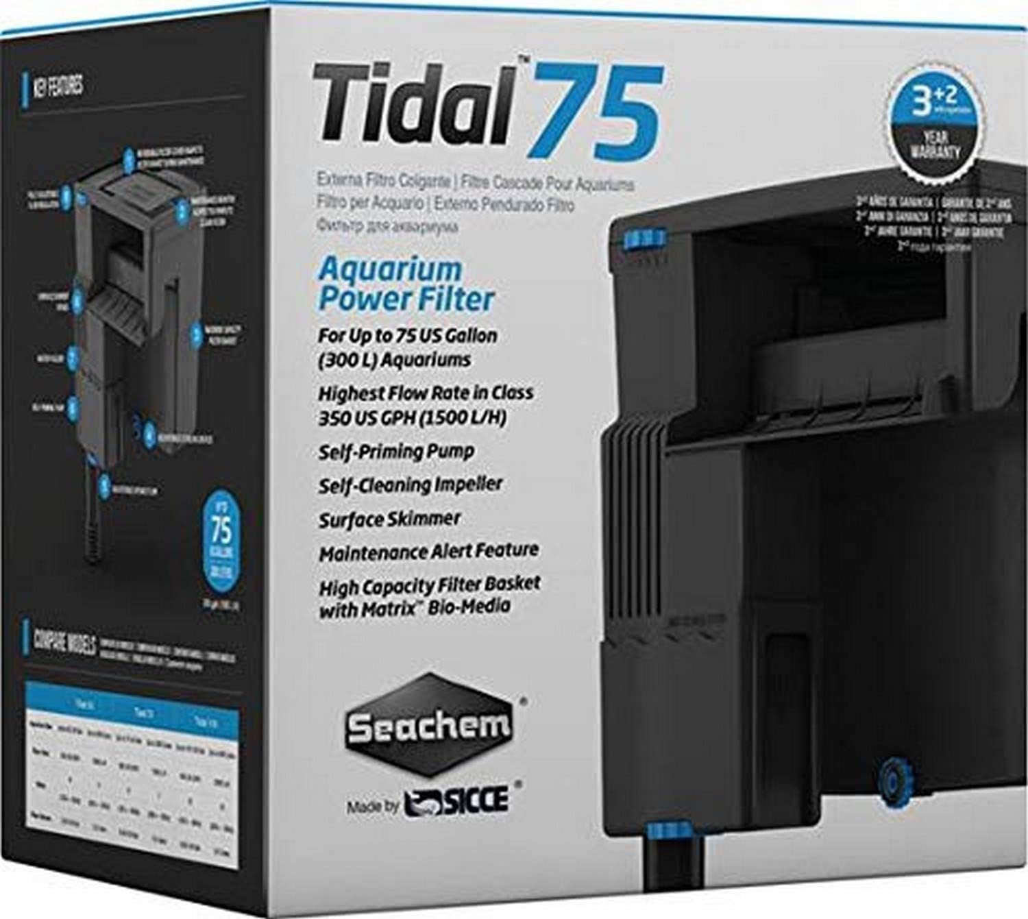 Tidal 75 Gallon Fish Tank Filter Review