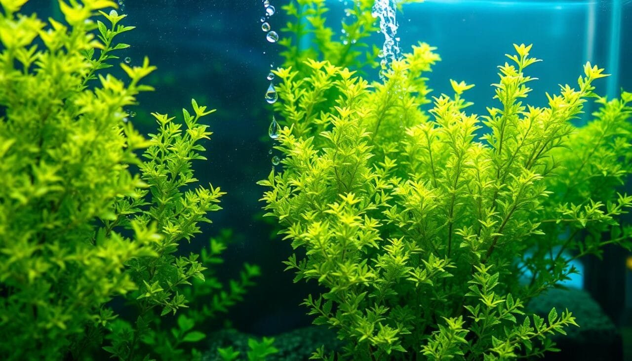 applying hydrogen peroxide to algae-covered plants applying hydrogen peroxide to algae-covered plants