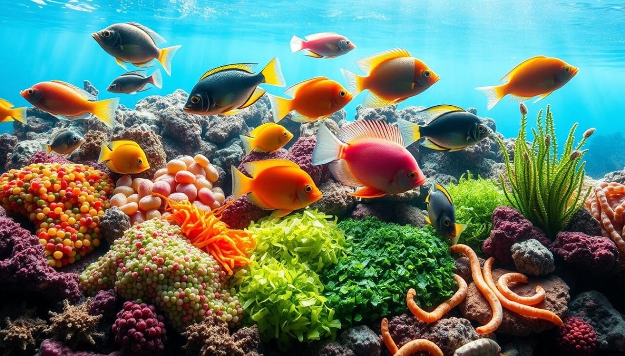 balanced diet for exotic fish